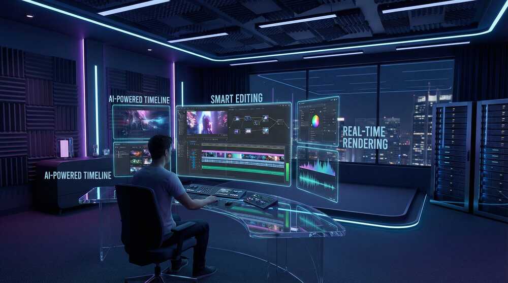 蓝色导航AI智能创作工具